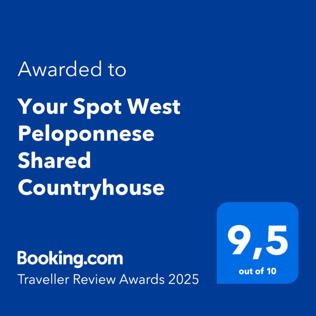 Your Spot West Peloponnese Shared Countryhouse Zacharo Eksteriør billede